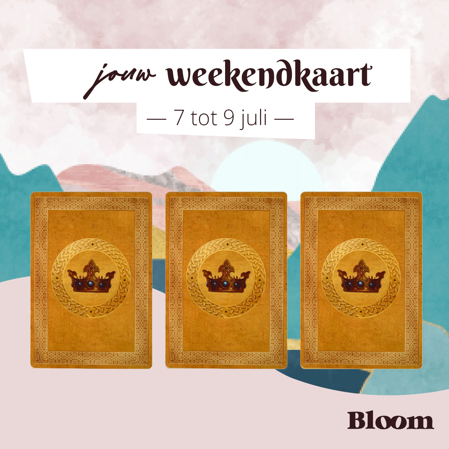 Weekendkaart 07/07/2023 - 09/07/2023