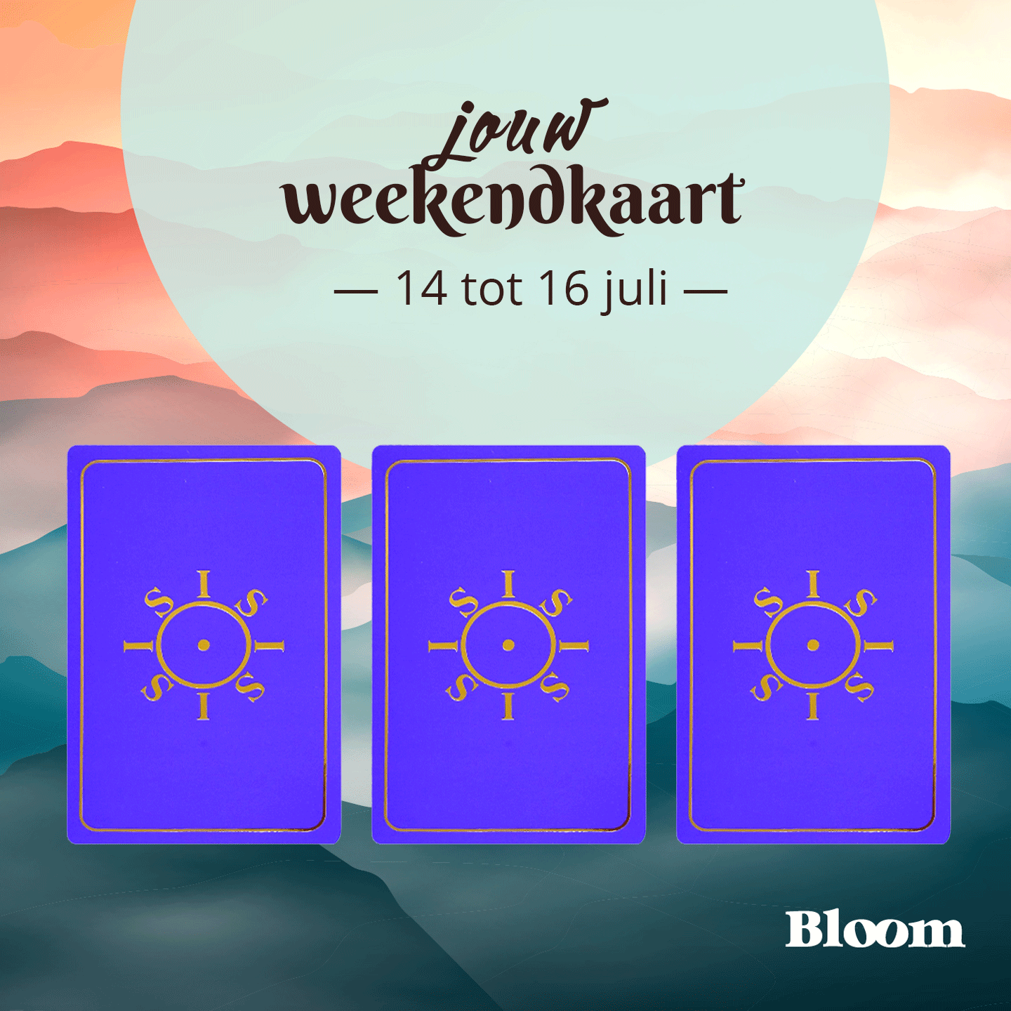 Weekendkaart 14/07/2023 - 16/07/2023