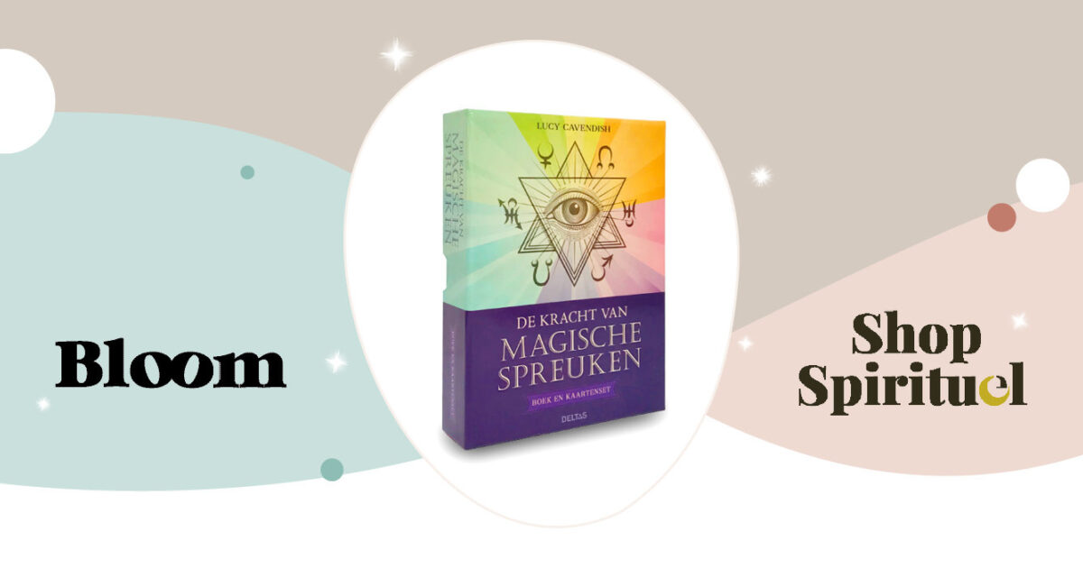 De kracht van magische spreuken set boek en 45 orakelkaarten
