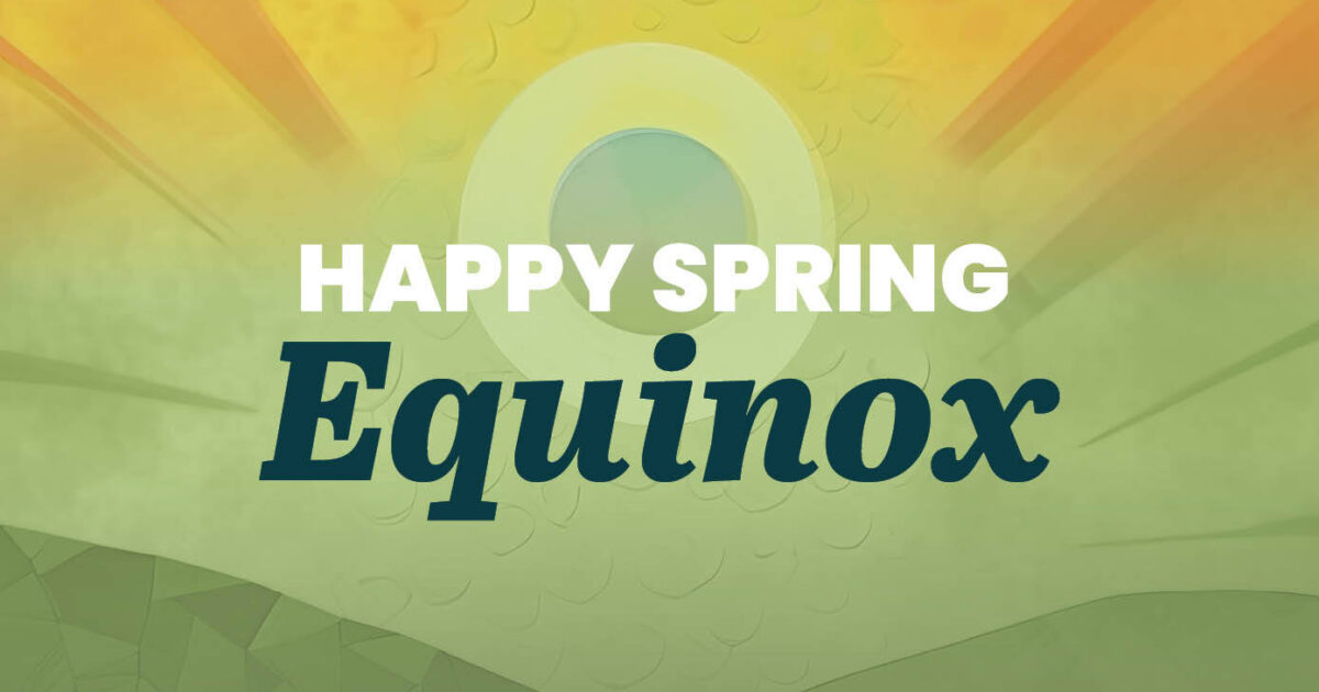 Happy Spring Equinox Bloom