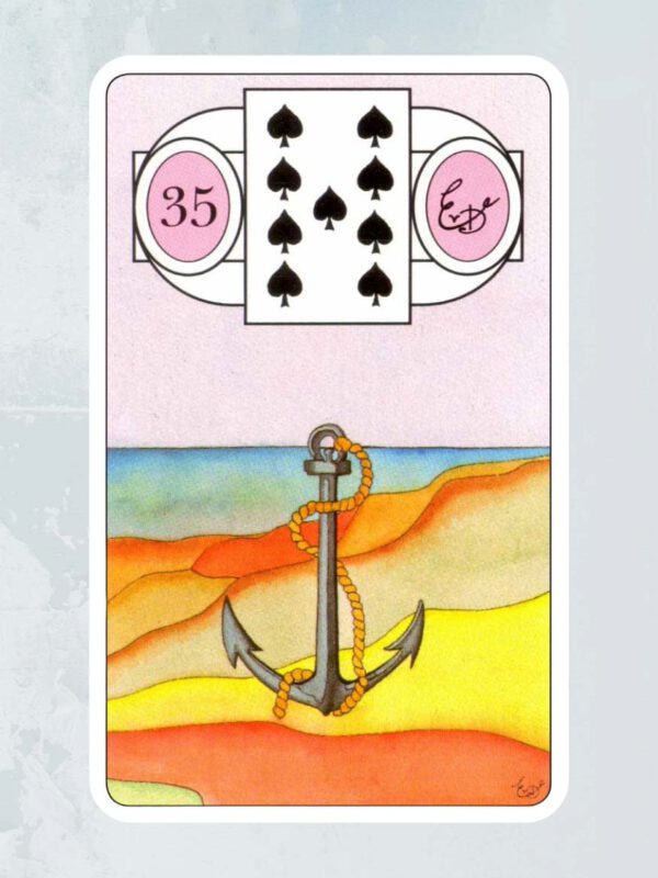 Het Anker - Lenormand kaart 35