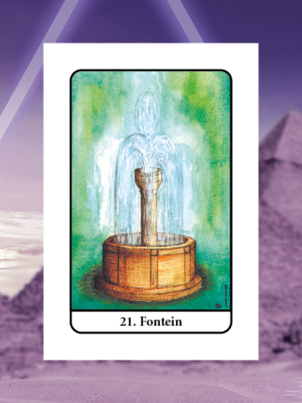 Fontein • Wereld • Tarot van Isis Nummer 21