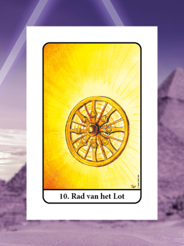 Rad van het Lot • Rad van het Leven • Tarot van Isis Nummer 10