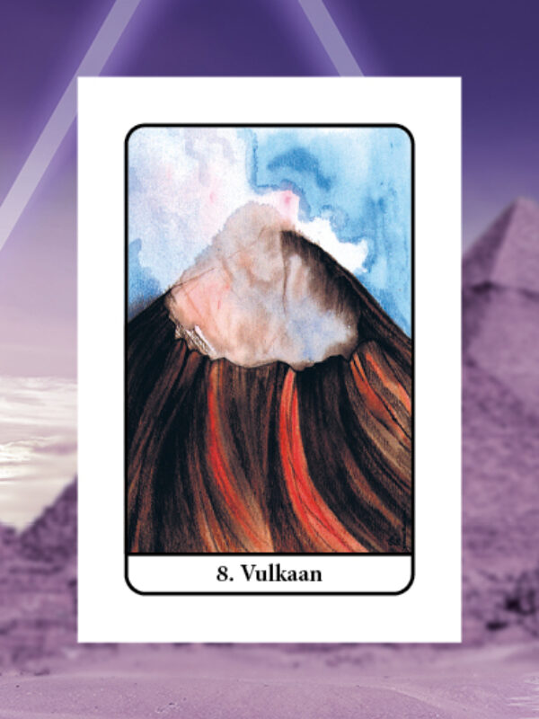 Vulkaan • Kracht • Tarot van Isis Nummer 8