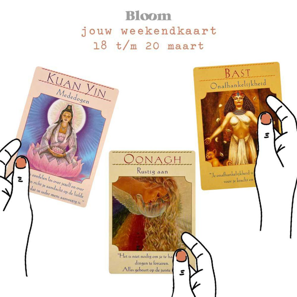 18 maart 2022 Weekendkaart Bloom Omgedraaid