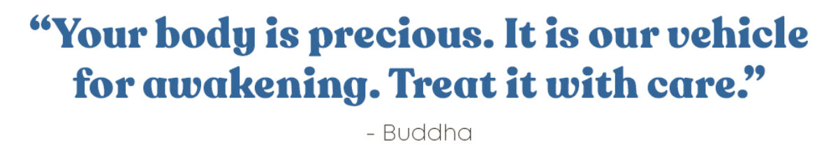 Ayurveda wijsheid tips quote boeddha Bloom web