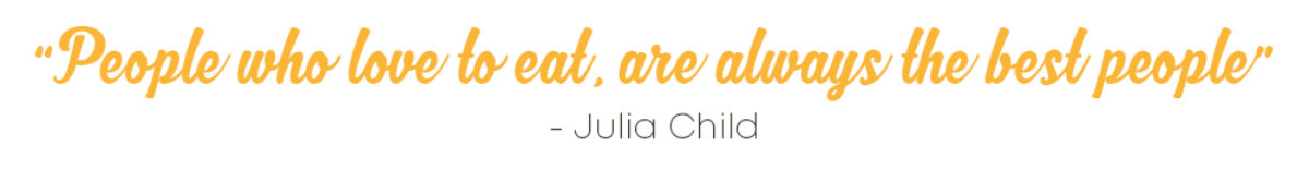 Brainbalance food quote Julia Child Bloom web