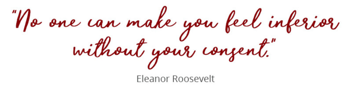 Foute mannen vrouwen quote Eleanor Roosevelt Bloom web