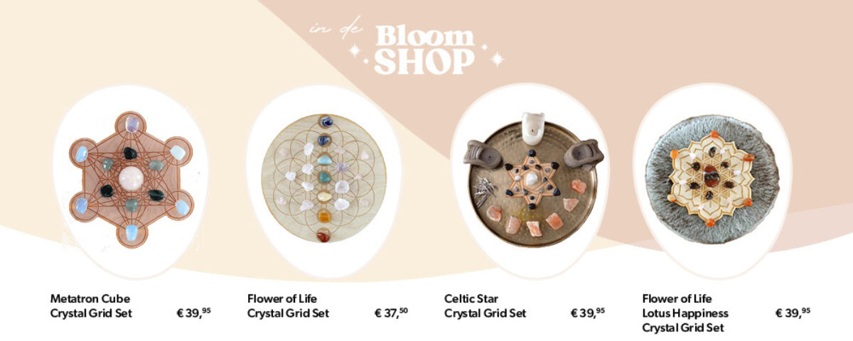 In de Bloom Shop Crystal grids Yvonne