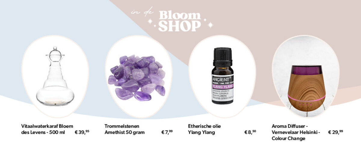 In de Bloom Shop gouden Maanwater