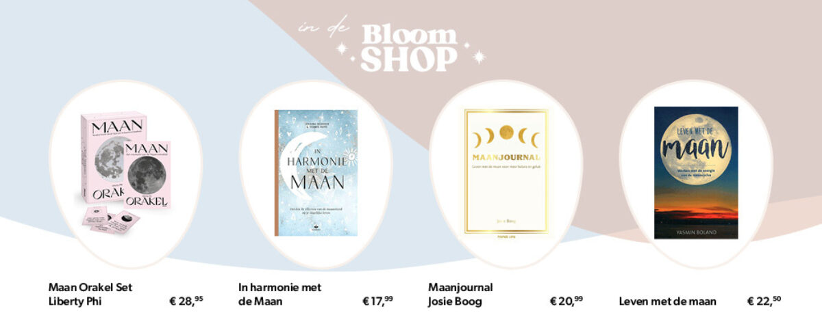 In de Bloom Shop Maan boeken en agendas