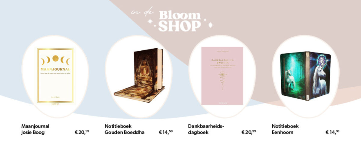 In de Bloom Shop notitieboeken