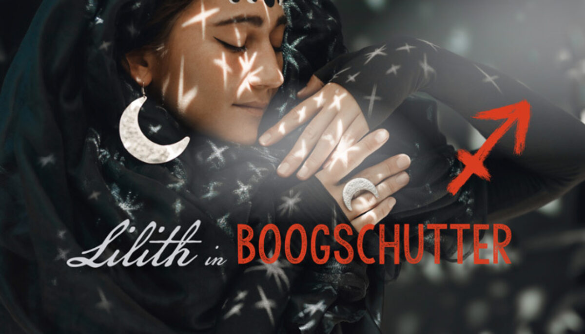 Lilith Zwarte Maan in Boogschutter Bloom web