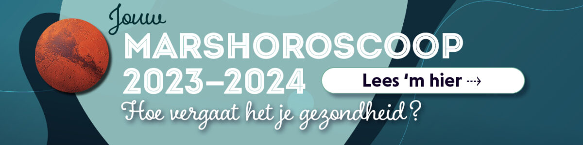 Marshoroscoop Platte Banner 2023 2024 gezondheid 1000x250