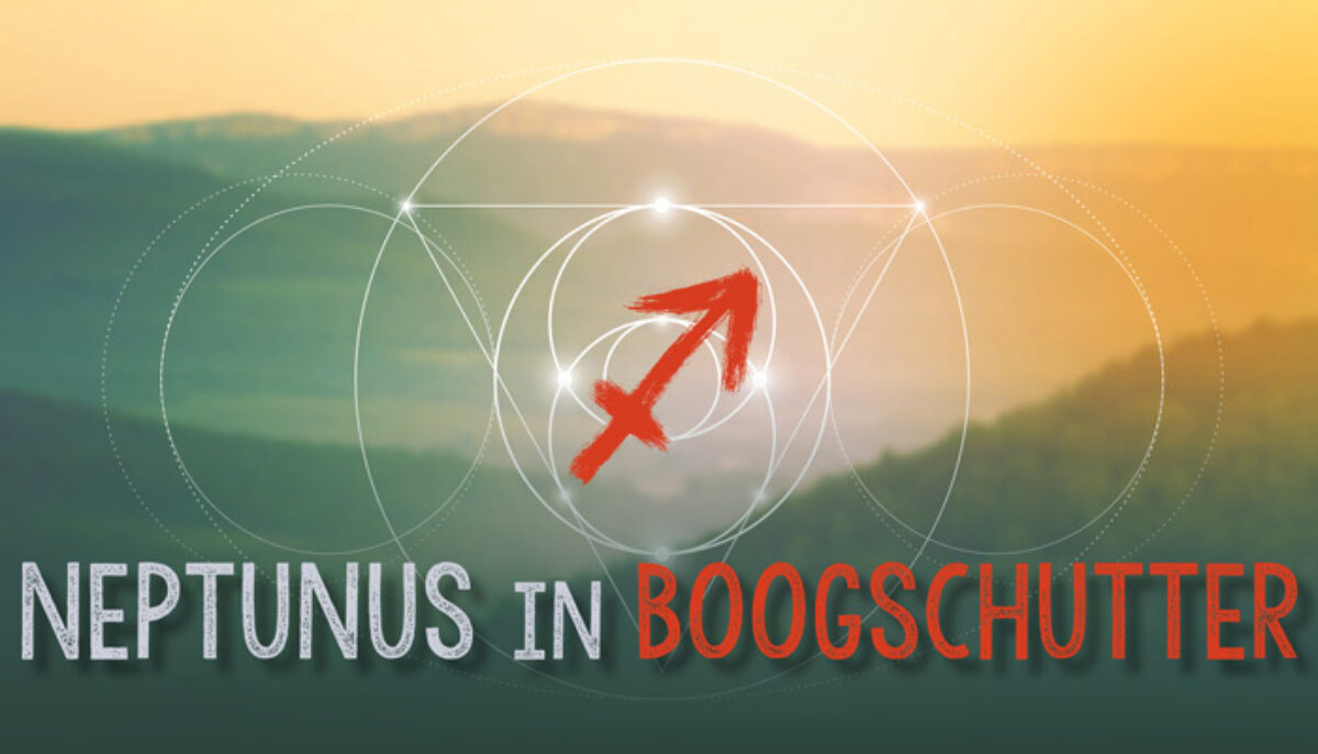 Neptunus in teken Boogschutter Bloom web