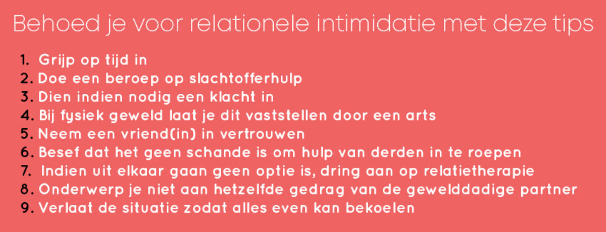 Relationele intimidatie tips Bloom web