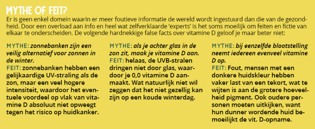 Vitamine D tekort tips Steffi Vertriest wintercrisis mythes feiten Bloom web