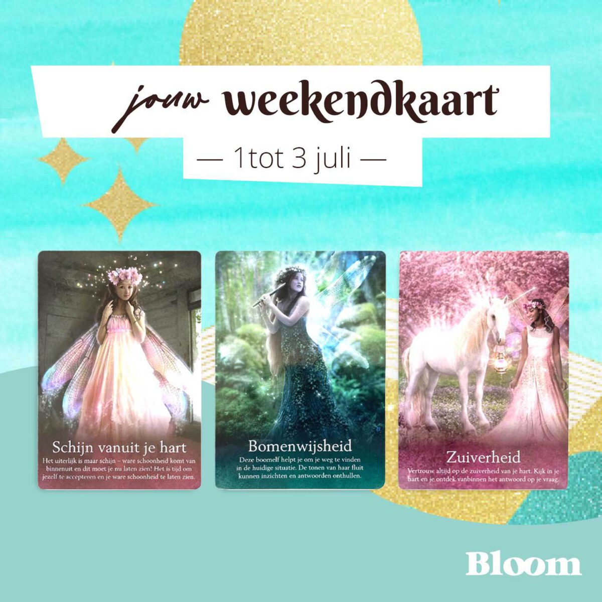 Weekendkaart 01juli Bloom Online Omgedraaid