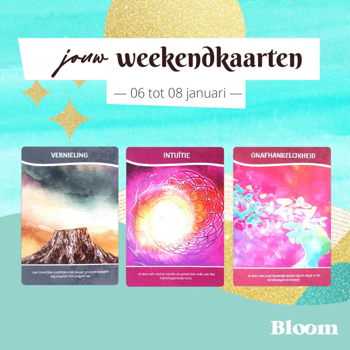 Weekendkaart 06 Januari 2023 OMGEDRAAID