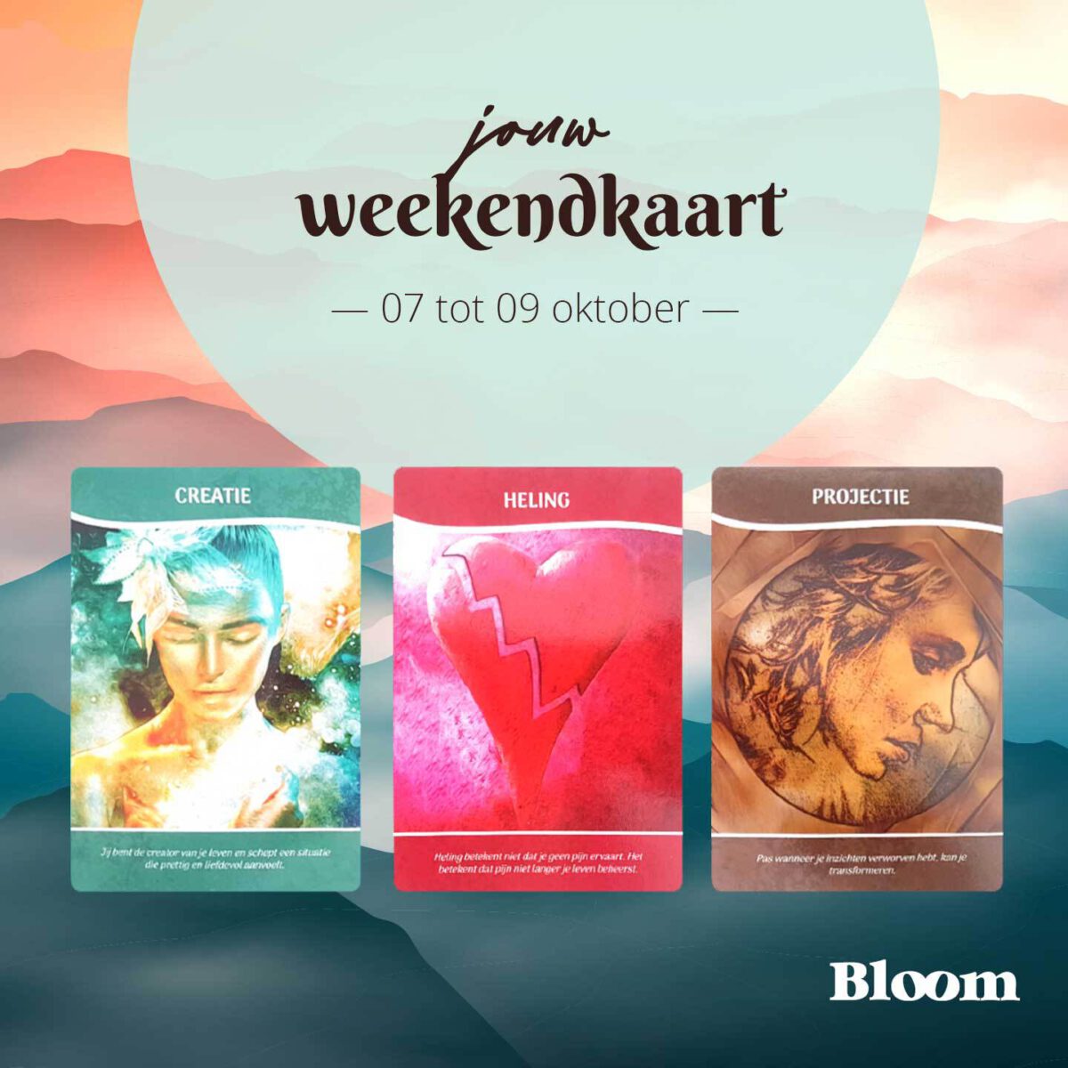 Weekendkaart 06 oktober 2022 Bloom Online Omgedraaid