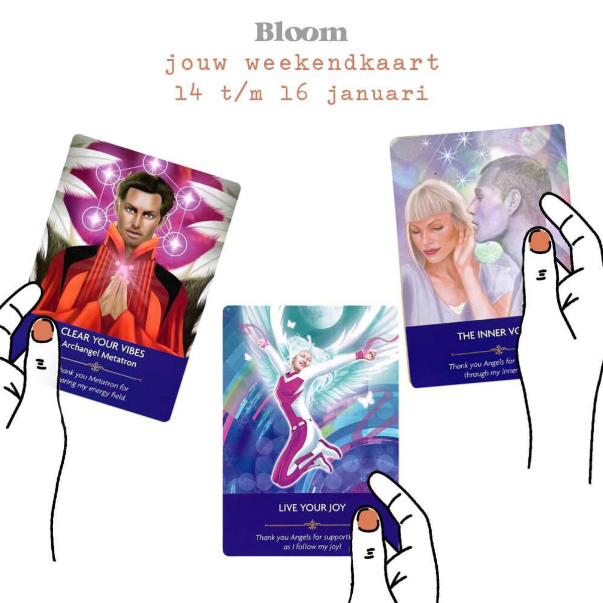 Weekendkaart 14 januari 2022 Bloom Online