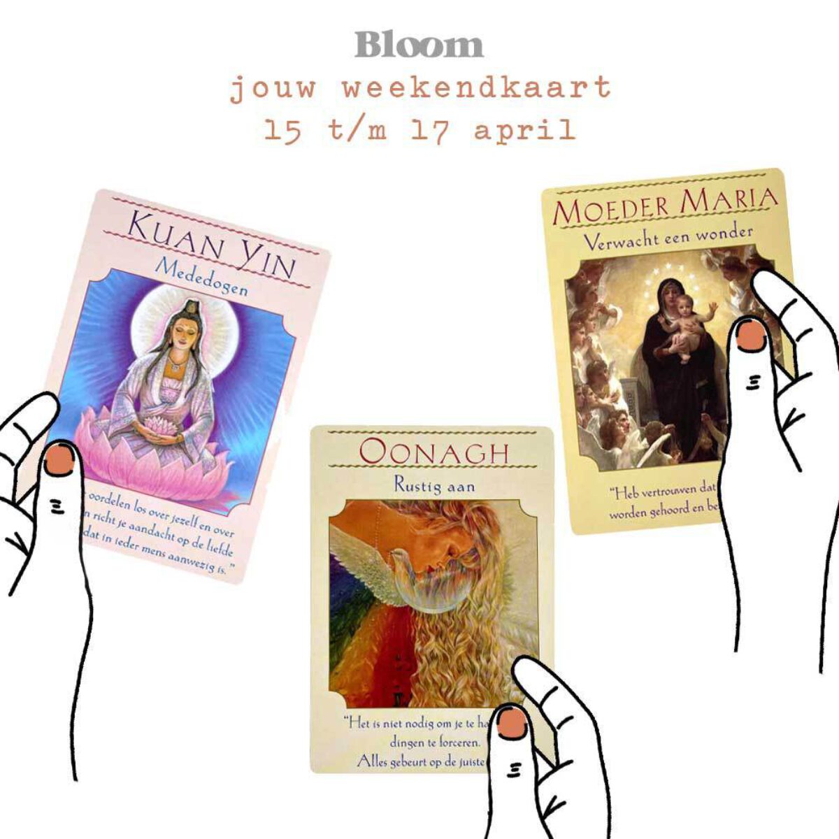 Weekendkaart 15 April 2022 Bloom Online Omgedraaid