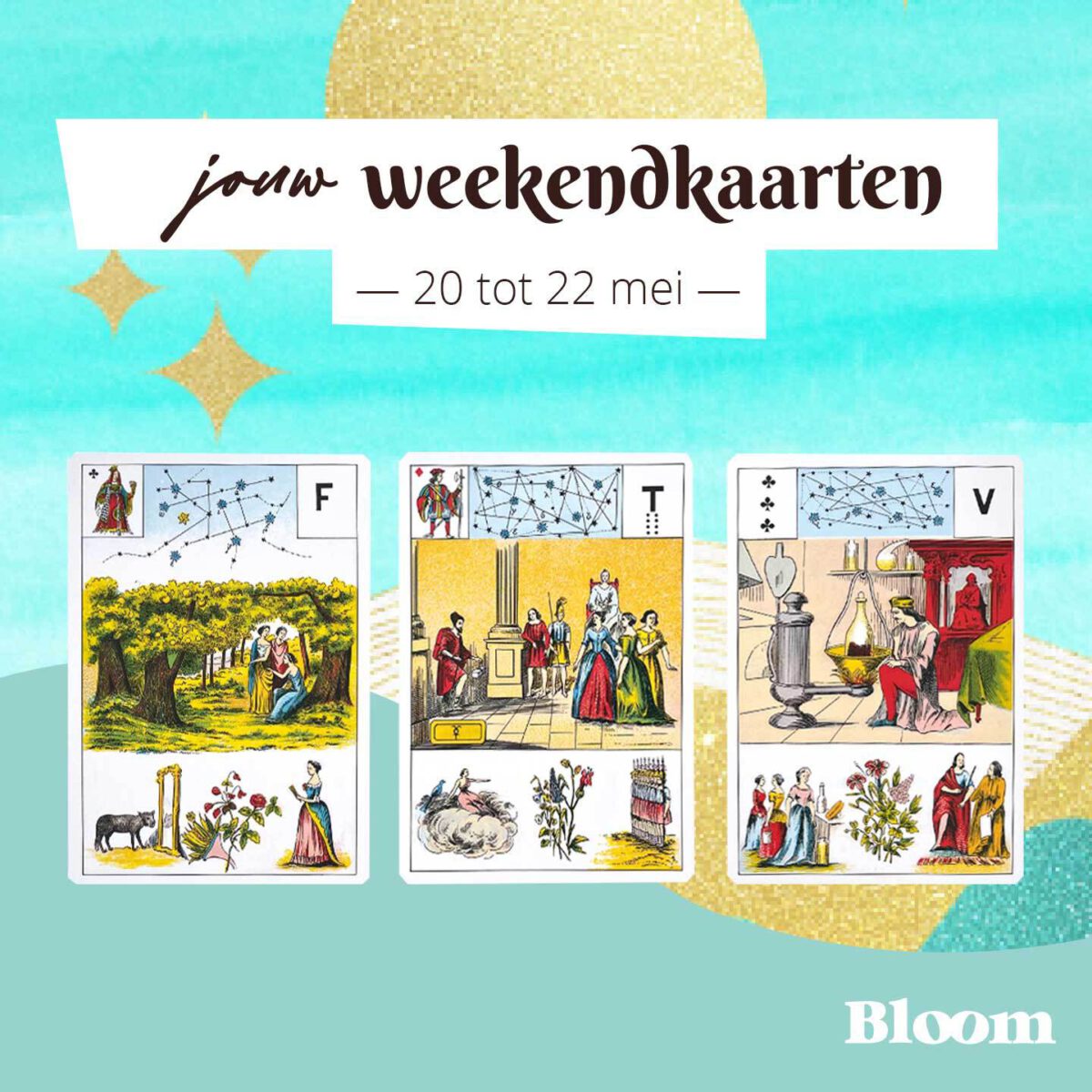 Weekendkaart 20 mei 2022 Bloom Online Omgedraaid