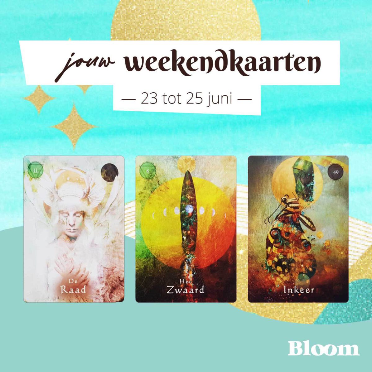Weekendkaart 23 juni 2023 OMGEDRAAID