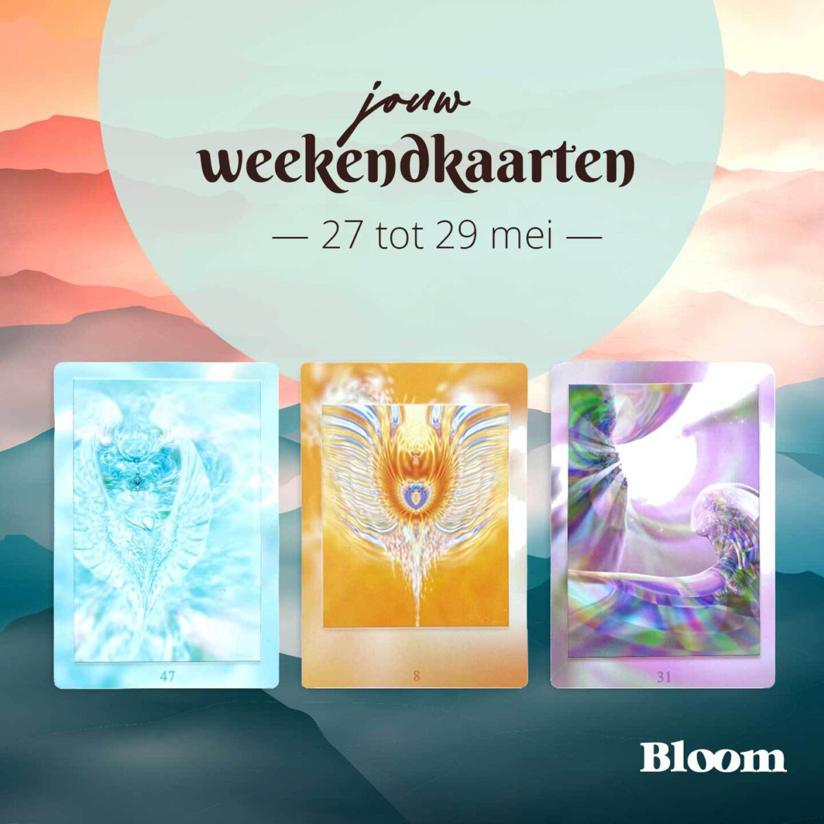 Weekendkaart 27 mei Bloom Online