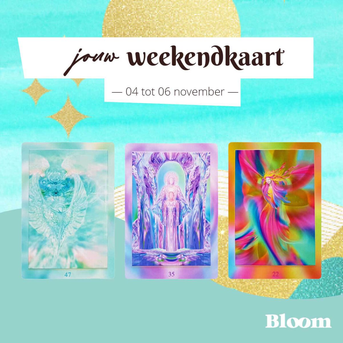 Weekendkaart Bloom 04 November 2022 Omgedraaid