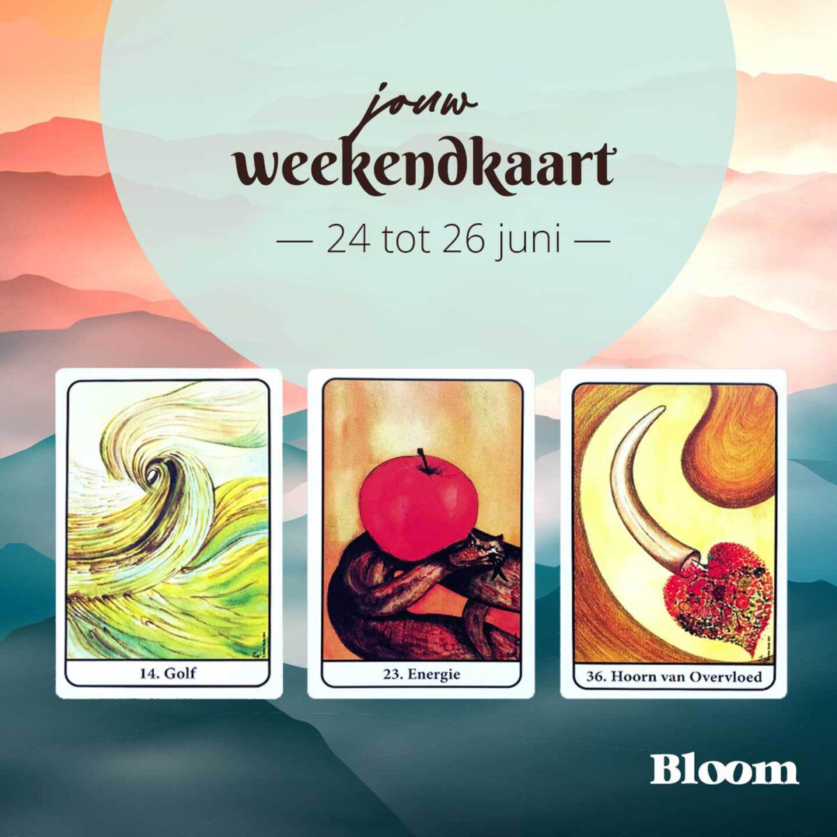 Weekendkaart Bloom Online 23 juni 2022 Omgedraaid