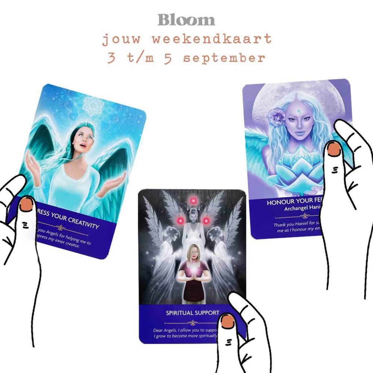 Weekendkaart omgedraaid 3 september 2021 Bloom Online
