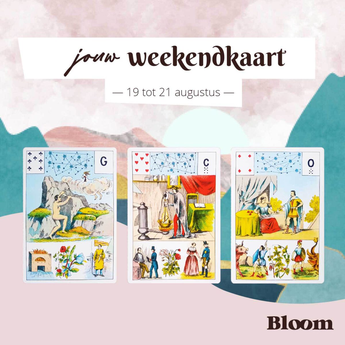 Weekendkaart 19 augustus 2022 back Bloom web