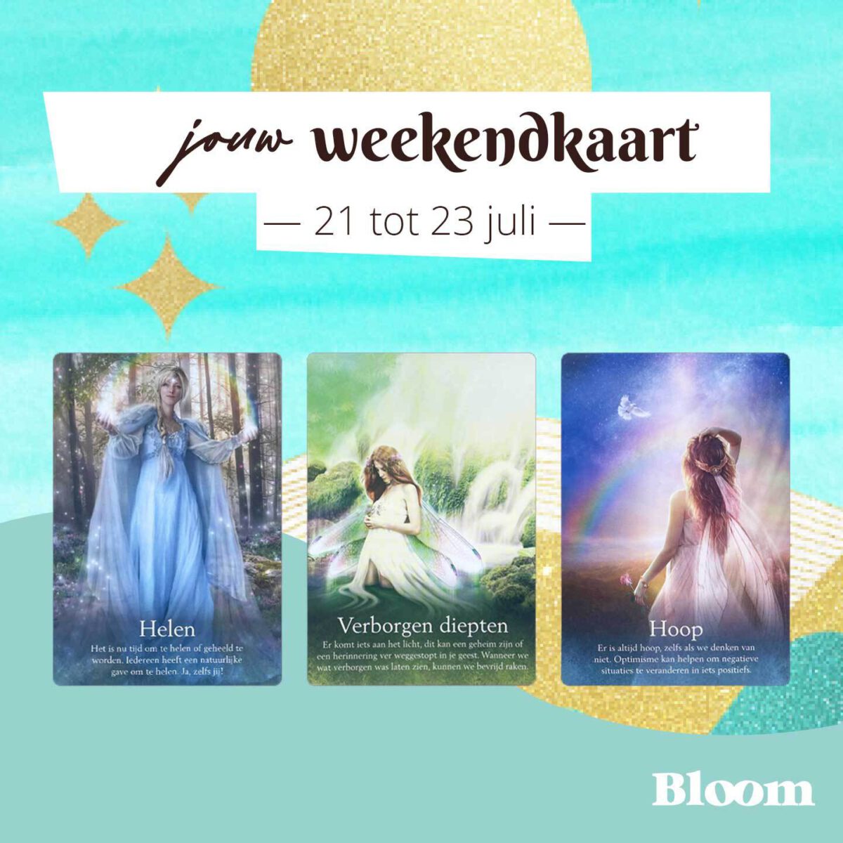 Weekendkaarten 21 juli 2023 OMGEDRAAID