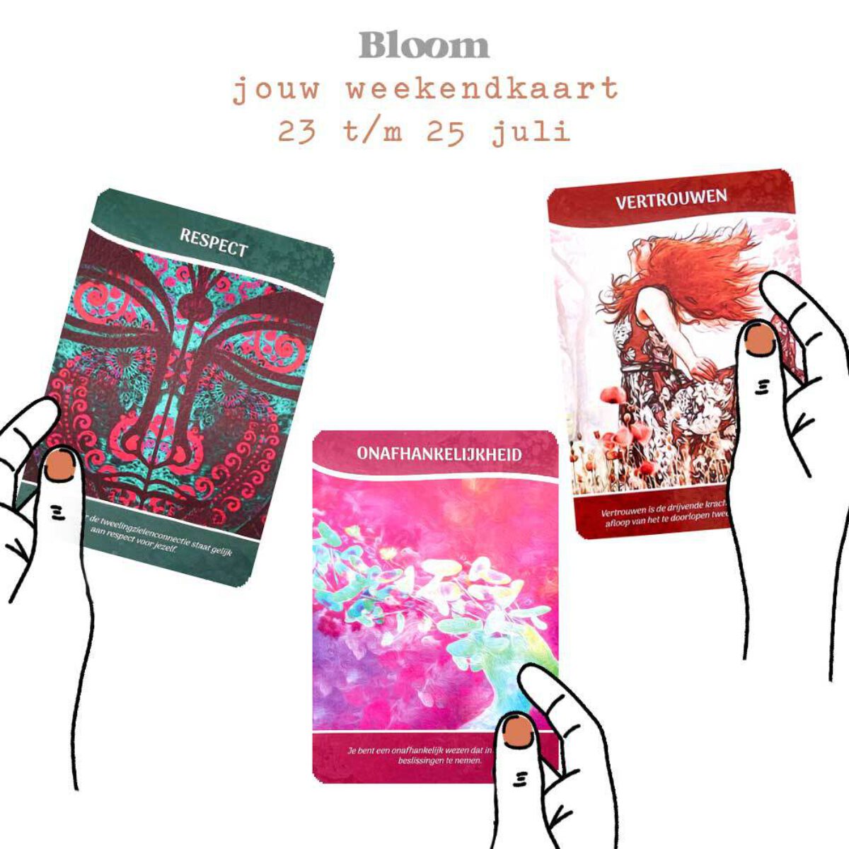 Weekendkaarten omgedraaid 19 07 2021 Bloom online