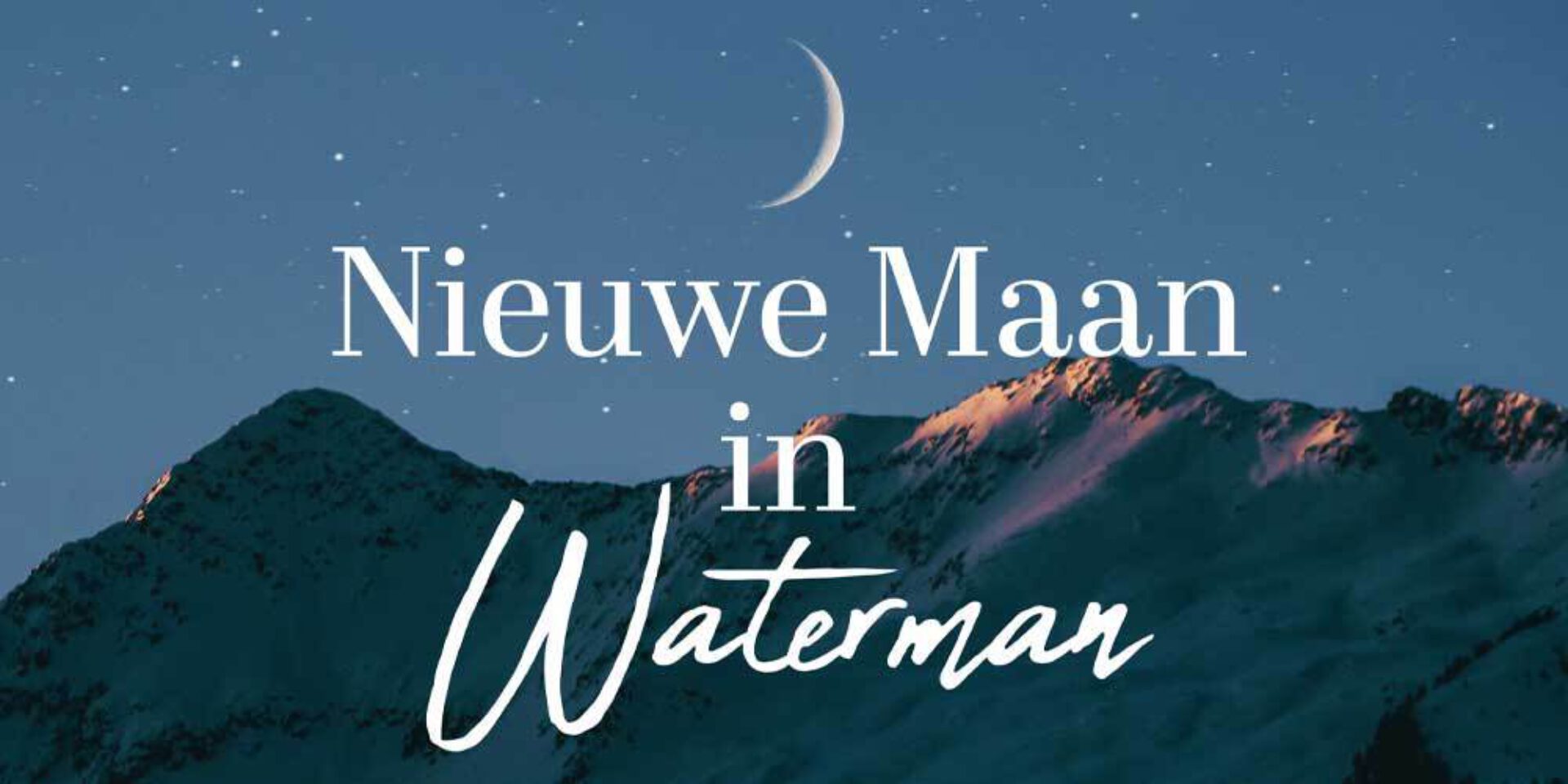 Nieuwe Maan in Waterman op 1 februari 2022