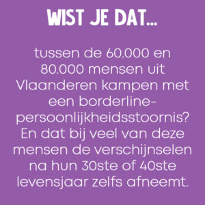 Borderline persoonlijkheidsstoornis kader cijfers