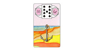 Lenormand kaarten Anker Bloom web