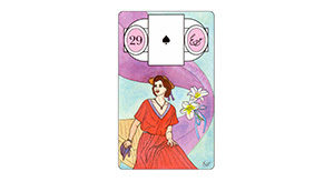 Lenormand kaarten Dame Bloom web