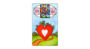 Lenormand kaarten Hart Bloom web