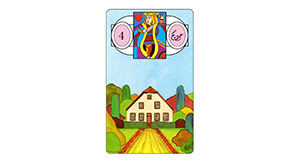 Lenormand kaarten Huis Bloom web