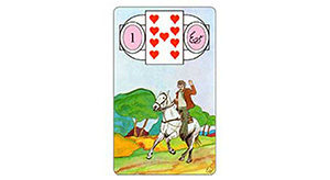 Lenormand kaarten Ruiter Bloom web