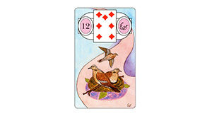 Lenormand kaarten Vogels Bloom web