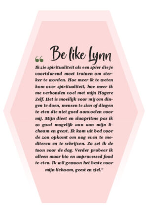 Lynn Van Heghe Quote Be Like Lyn