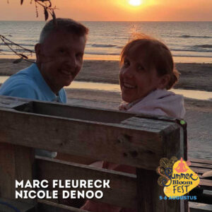 Nicole Denoo en Marc Fleureck Summer Bloom Fest 2023 sprekers vierkant logo