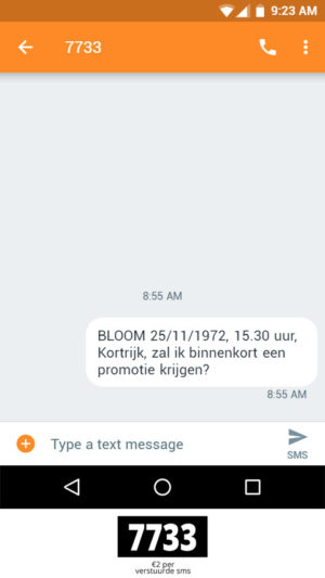 SMS consult kaartlegger numerologie astroloog paragnost Nederland balk Bloom web