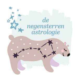 De astrologie van de grote beer negensterrenastrologie Illustratie