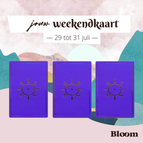 Weekendkaart 29/07/2022 - 31/07/2022