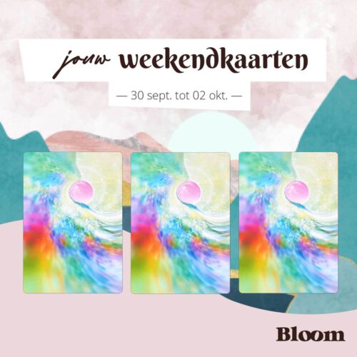 Weekendkaart 30/09/2022 - 02/10/2022