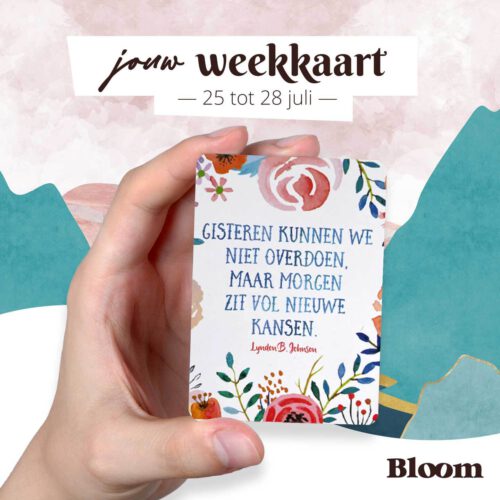 Weekkaart 25/07/2022 - 28/07/2022